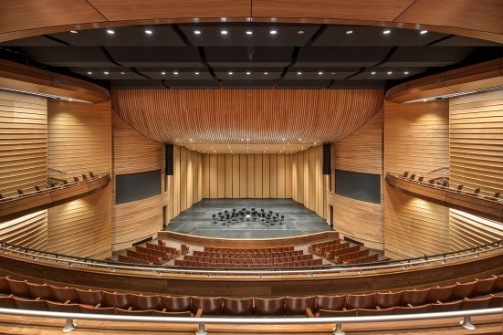 Main auditorium, Austin ISD Performing Arts Center, by Miró Rivera Architects