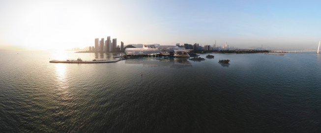 South façade of Nouvel's design