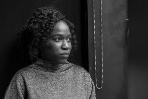 Alicia Ajayi, Finalist in Architecture in front of David Adjaye's Studio at Edison House