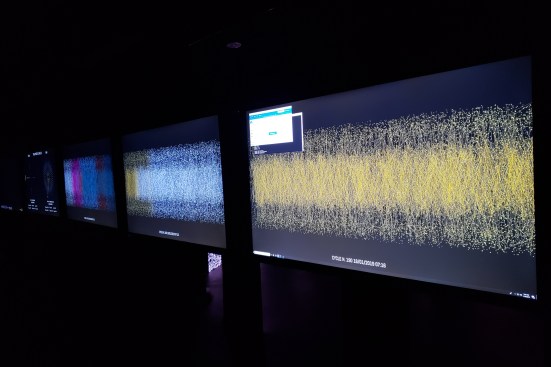 "Amygdala" at Fuse's "Everything in Existence" exhibition at Artechouse.