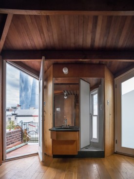 Third-floor balcony