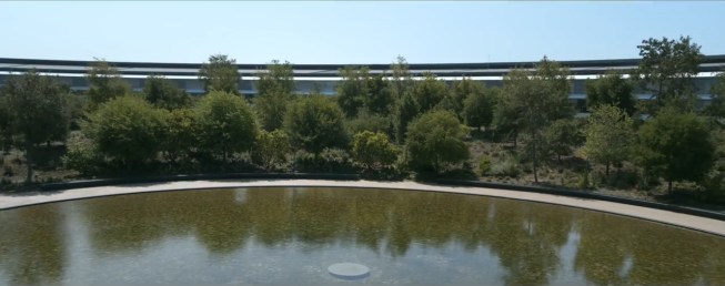 The ripple pool at Apple Park