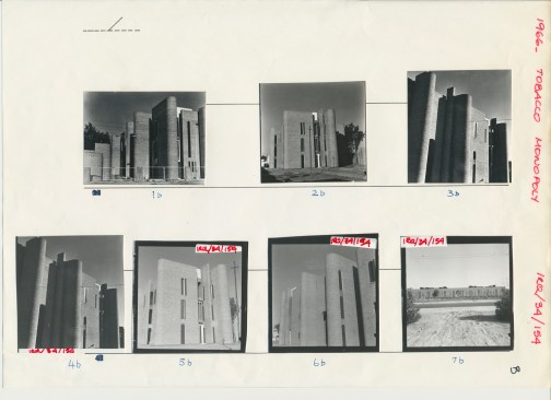 Rifat Chadirji, IRQ/314/154: Offices and stores, Tobacco Monopoly Administration, 1966, Baghdad, from the "Rifat Chadirji: Architecture Photo Index."