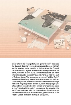 An image of "Middle Earth" in the book