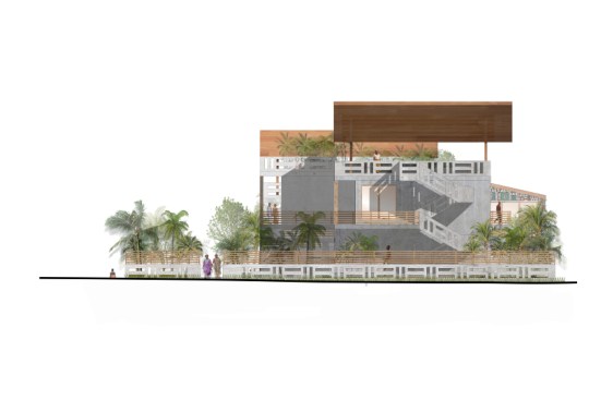 East elevation, Asamoah's Eden, Ghana