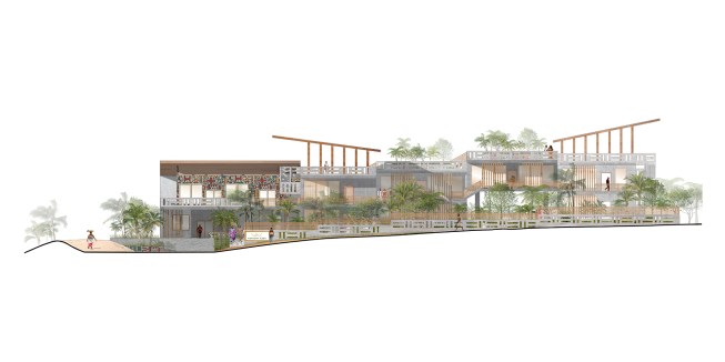 South elevation, Asamoah's Eden, Ghana