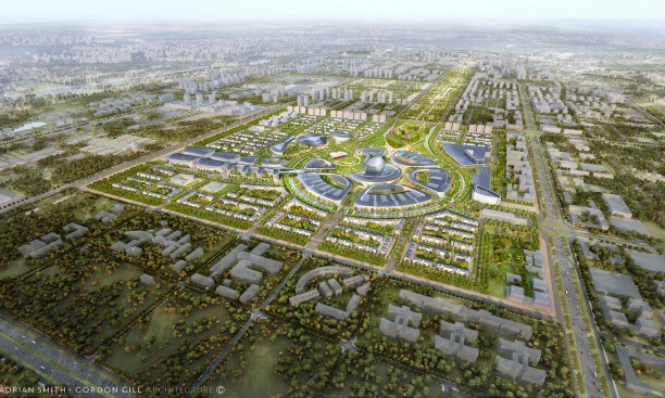 Aerial rendering, Feb. 2014