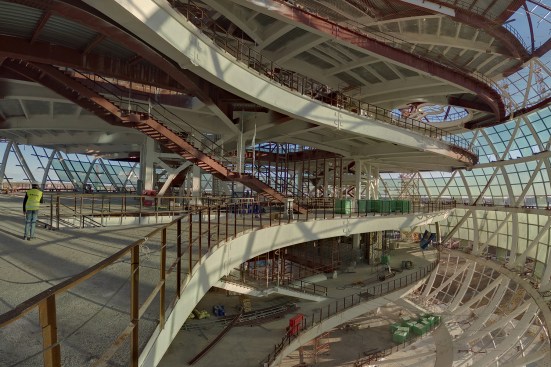 Construction progress, June 2016