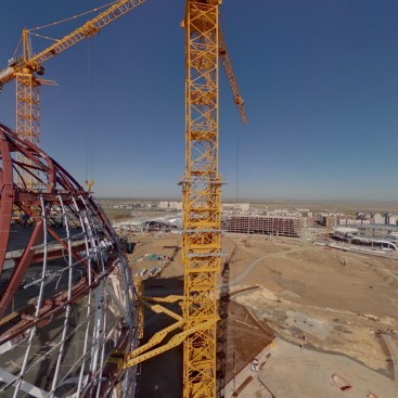 Construction progress, June 2016