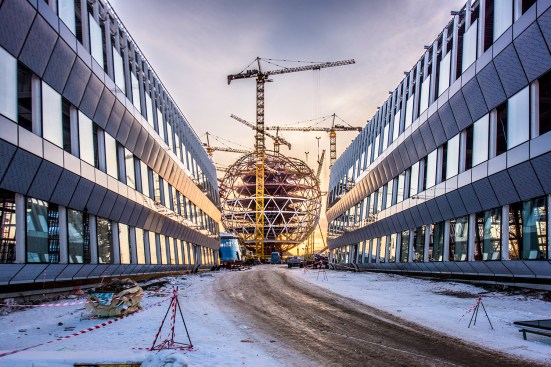 Construction progress, Feb. 2016