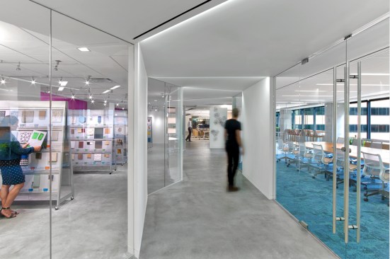 The ASID headquarters is a living laboratory for the design community, showcasing a wide variety of systems and products that contribute to a more comfortable, productive workspace. 