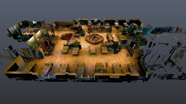 WeWork’s Massachusetts Avenue location in Cambridge, Mass., demonstrates the use of the Leica BLK 360 laser scanner with the Autodesk ReCap Pro app on the iPad Pro. Reality capture is a vital component of WeWork’s workflow for BIM and construction.