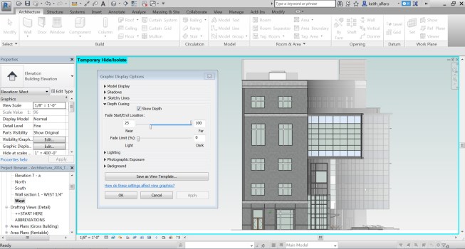 Add depth to elevations and sections to create stunning visuals that better communicate your design.
