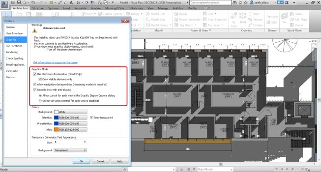 Revit 2017 features an improved view refresh and navigation performance.