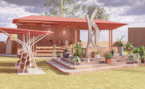 ILAND plant display area