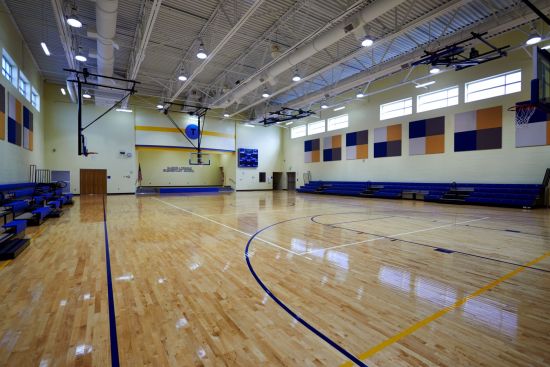 Gymnasium corridror