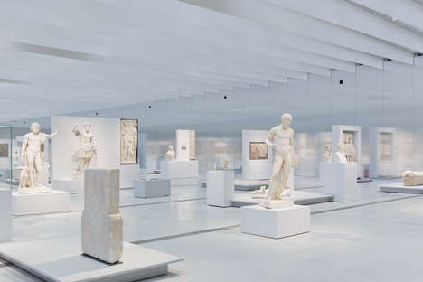 Interior gallery space.