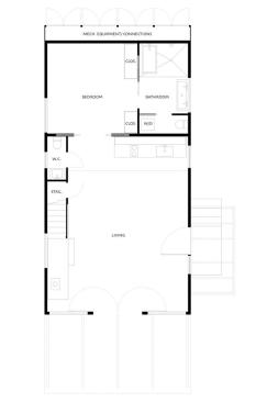 The project's first floor plan.