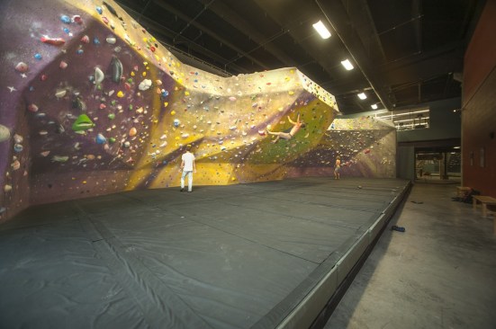 High Point Climbing and Fitness, the operator of the exterior wall, also boasts state-of-the-art interior climbing. 