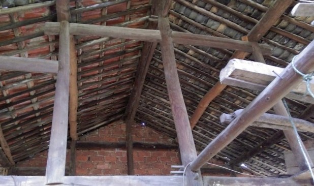 Original wood frame structure