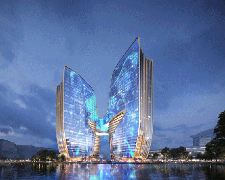 A gorgeous butterfly sihouette