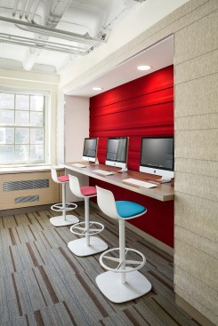 Designed+by+ADD+Inc%2c+the+space%27s+palette+of+vivid+reds+and+blues+recall+depictions+of+the+circulatory+system+in+medical+textbooks