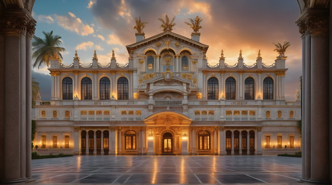 Donald J. Trump Presidential Library Design Proposal in Classical Style, ALTERNATIVE #
E