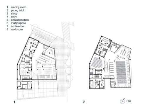 1st and 2nd floor plans
