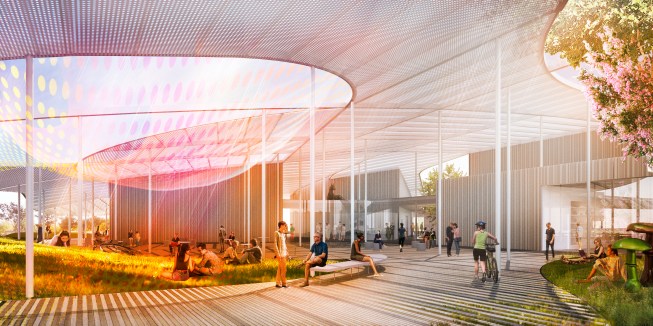 UC+Davis+Shrem+Museum+of+Art+View+Under+Canopy