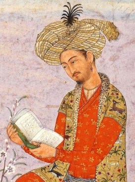 A depiction of Babur