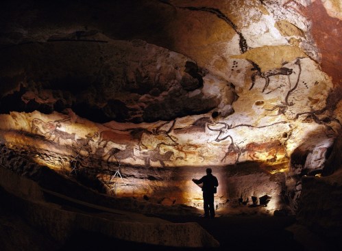Cave paintings in Lascaux, France