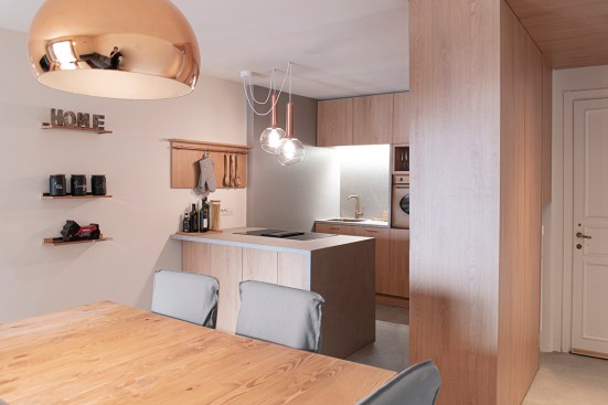 Kitchen + Living Room