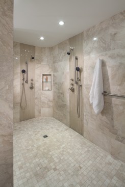Shower Area with Non-Slip Floor