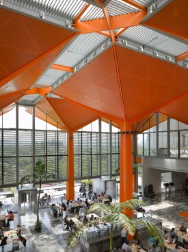 Sky lobby cafe