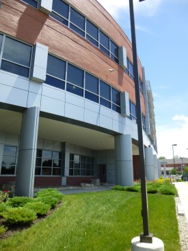 West facade connecting to the main Hospital