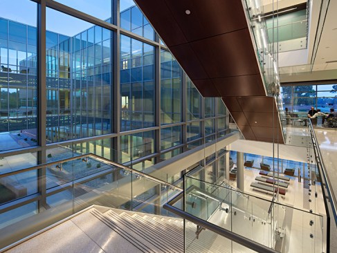 The main stair connects multiple floors.