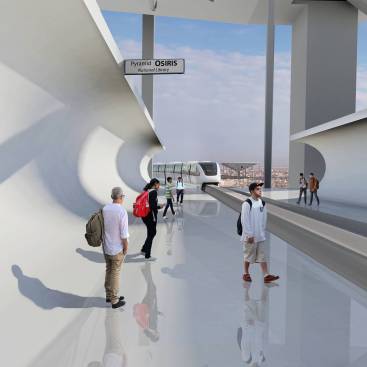 Link station for the seven pyramids