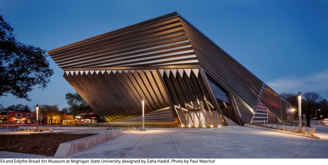 Broad Art Museum exterior