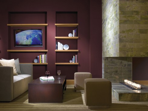 This palette  of Behr's Color of the Year blends warm and cool tones, all informed by comprehensive global research and trend analysis.