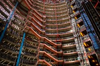 The James R. Thompson Center, Chicago, by Helmut Jahn. 