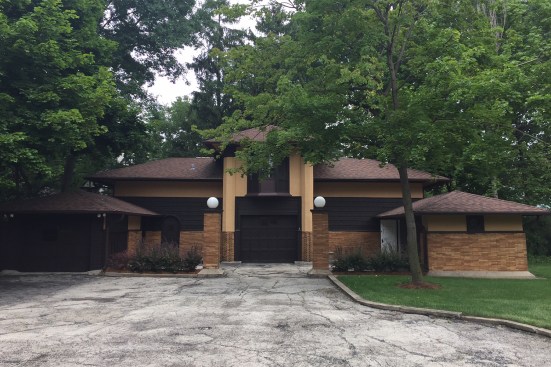 Winslow House carriage house, River Forest, Ill., by Frank Lloyd Wright