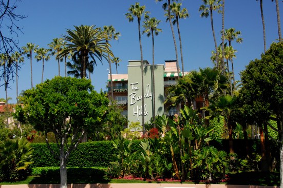 The Beverly Hills Hotel, where Williams designed the Polo Lounge and numerous other additions and renovations to the original building