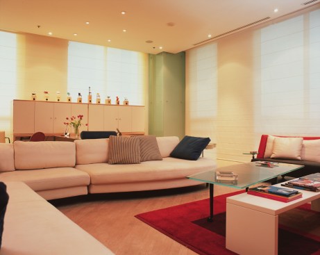 Coffee table area