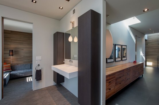 Walker Road house modern design master suite