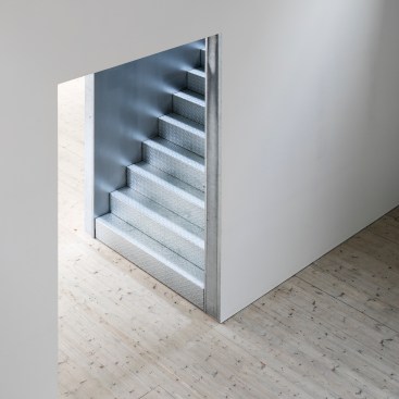 Entrance to northernmost fire stair leading to Boxen’s upper viewing platform 