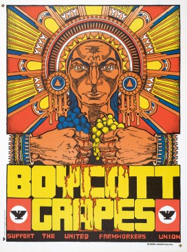 Xavier Viramontes's Boycott Grapes poster