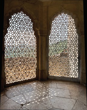 Jali screens at Amber Fort in Jaipur.