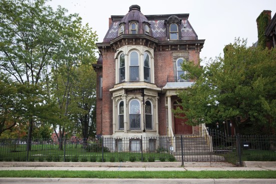 One of the existing historic houses on the City Modern site