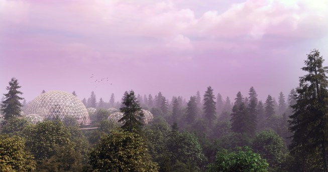 The COP26 Built Environment Virtual Pavilion, by AECOM in collaboration with exhibition designers Install Archive