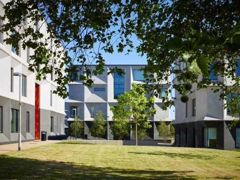 Burntwood School, London, by AHMM Architects, winner of the 2015 RIBA Stirling Prize.